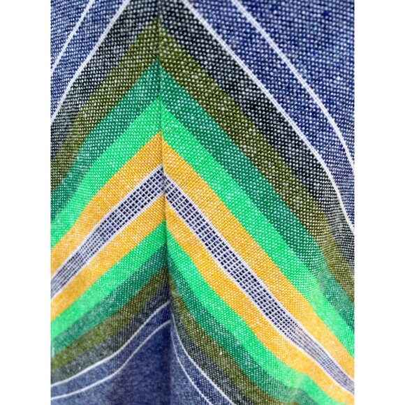 Vintage 1970's Rainbow Chevron Skirt Boho HIppy Size Small - Picture 13 of 15